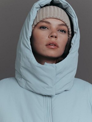 Куртка женская укороченная демисезонная аквамарин