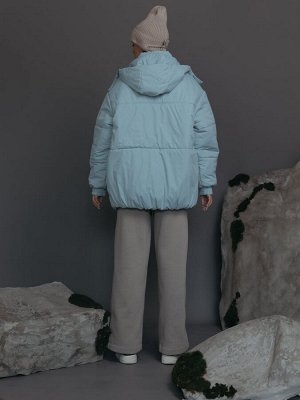 Куртка женская укороченная демисезонная аквамарин