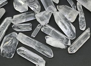 Горный хрусталь кристалы фракция 10-35мм, упаковка 100г