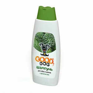 ШАМПУНЬ гигиенический "GOOD DOG" для СОБАК и щенков"АРОМАТ ХВОИ" 250мл.