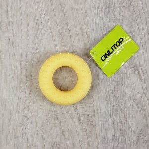 Массажёр для рук «Пончик», цвет светло-жёлтый