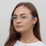 Очки защитные для мастера, цвет голубой