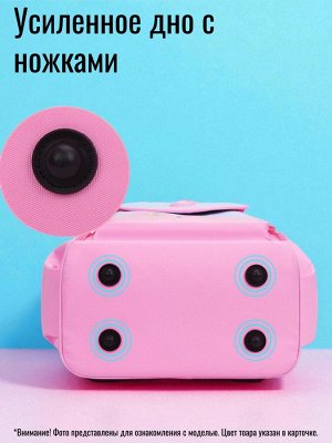 Рюкзак школьный для девочки цвет сиреневый принт русалочка