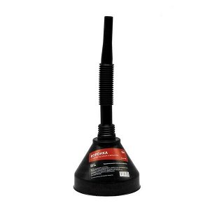 Воронка для ГСМ iSky, гофра, разборная, черная, 160 мм, арт. iFuncc-160B