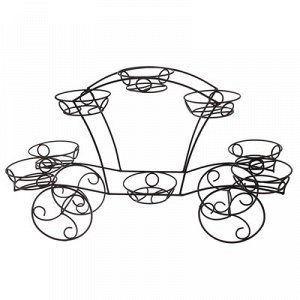Подставка для цветов напольная на 8 цветков "Карета"