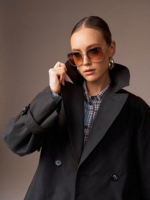 Плащ женский черный