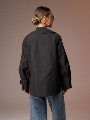 Плащ женский черный