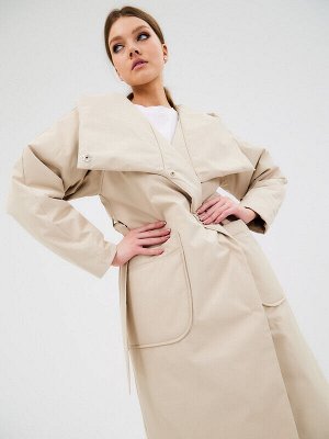 Плащ женский бежевый