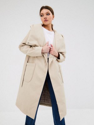 Плащ женский бежевый