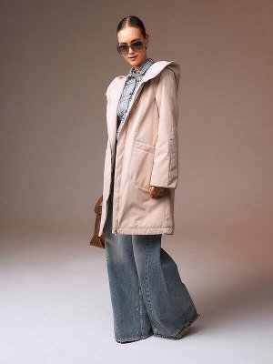 Плащ женский бежевый