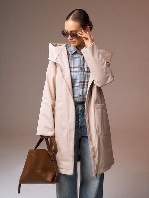 Плащ женский бежевый