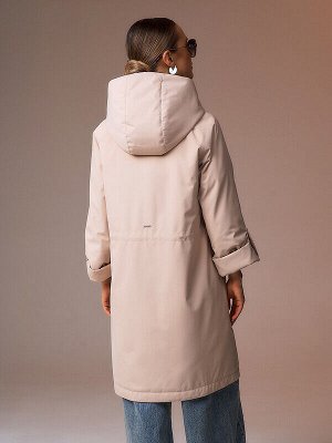 Плащ женский бежевый