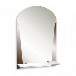 Зеркало «Лион», настенное, с полочкой, 39х58 см