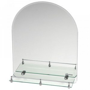 Зеркало в ванную комнату 600 х 450 мм "Ассоona A628", 1 полка