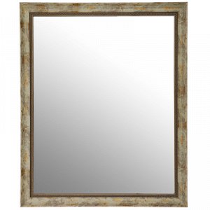 Зеркало настенное «Паула», бело-золотое, 60х74 см