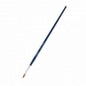 Кисть нейлоновая «Байкал» круглая № 10, диаметр обоймы 5.5 мм, выход волоса 18 мм, удлинённая ручка