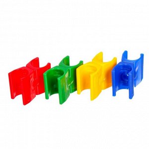 Фломастеры 33 цвета Faber-Castell Connector «Машина» + 10 клипов для соединения, подарочная коробка