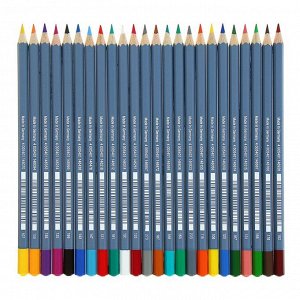 Карандаши акварельные набор 24 цвета, Faber-Castell Goldfaber Aqua, в металлическом пенале