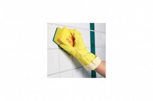 Перчатки латексные Vileda Professional Контракт желтые размер 6.5-7, ХS-S, упак
