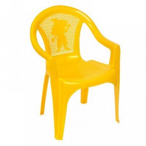Кресло детское (380х350х535 мм), цвет желтый 160-0055