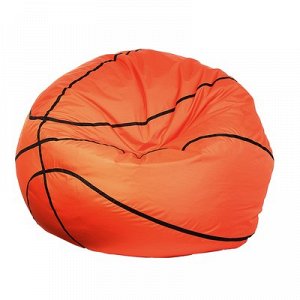 Кресло-мешок Баскетбольный мяч черн/оранж d110, нейлон 100% п/э