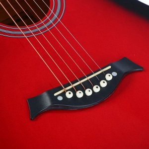 Акустическая гитара Fante FT-D38-RDS с вырезом, красный санберст