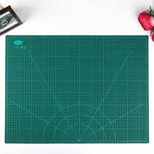 Резиновый мат для творчества формат А2 45х60 см толщина 3 мм МИКС