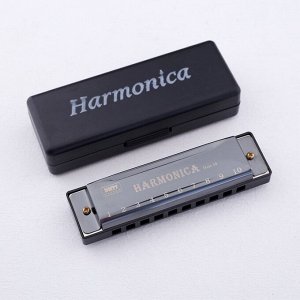 Губная гармошка Harmonica, цвет черный