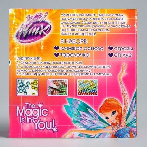 Алмазная мозаика на шкатулке, 14 х 14 см "Фея Блум", WINX