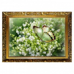 Алмазная мозаика "Весенняя радость" 29,5-20,5 см, 25 цветов