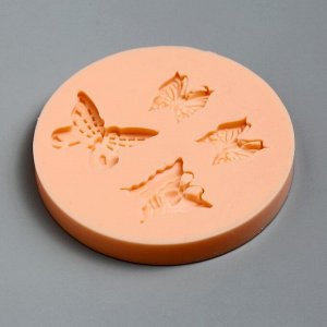 Молд силикон №753 "Бабочки"  2,5х 2 см, 1,4х1,5 см  МИКС