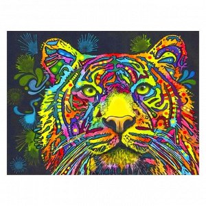 Картина со стразами «Акварельный тигр»