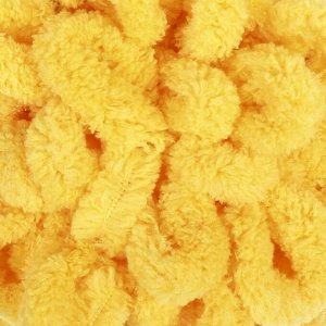 Пряжа "Puffy" 100 % микрополиэстер 9м/100г  (216 жёлтый)