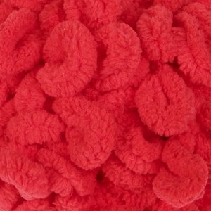Пряжа "Puffy" 100 % микрополиэстер 9м/100г  (56 красный)