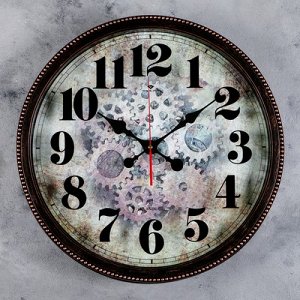 Часы настенные, серия: Интерьер, Кикана, бронза, 49.5 см