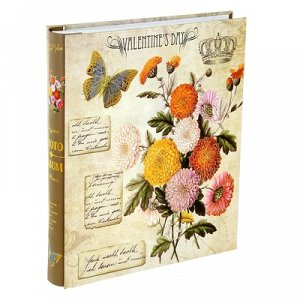 Фотоальбом на 400 фото 10х15 см "Королевские цветы" в коробке МИКС 27,5х33х5,5 см