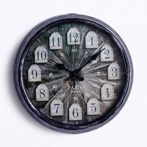Часы настенные, серия: Интерьер, "Бирки", d=35 см