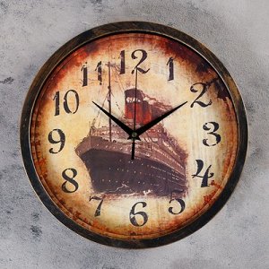 Часы настенные, серия: Море, Непотопляемый, d=30 см