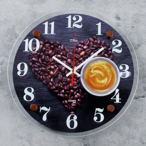 Часы настенные, серия: Кухня, Любимый кофе, 30 см