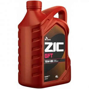 Масло трансмиссионное ZIC GFT 75w85, синтетическое, API GL-4, для МКПП, 4л, арт. 162624