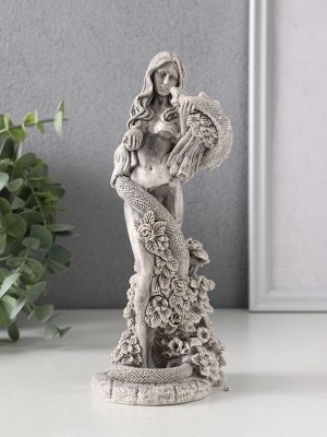 Фигурка гипс «Ева со змеей», 20x8.5x9 см, серая