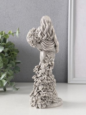 Фигурка гипс «Ева со змеей», 20x8.5x9 см, серая