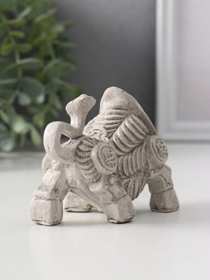 Фигурка гипс «Золотой телец», 10x5x6,,5 см, серая