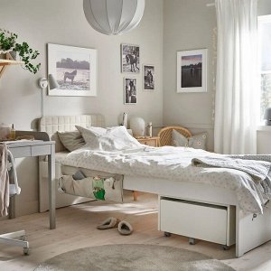 MÖJLIGHET, Прикроватный карман, бежевый, 75х27 см
