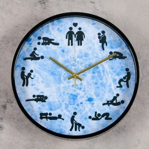 Часы настенные, серия: Люди, "Пошалим?", d=30 см, микс