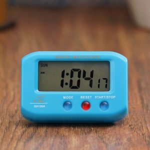 Часы-будильник электронные Пейджер, прямоугольные, 6.5х4 см, микс