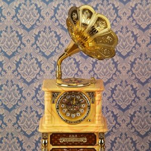Часы будильник "Меломан" с светильником, 43х16х15 см