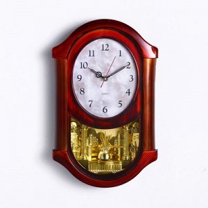 Часы настенные, серия: Классика, "Колониальные", 26х39 см, микс