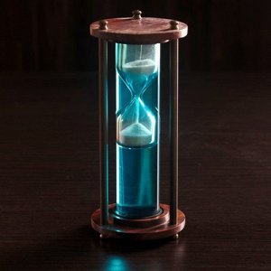 Песочные часы Вираждерево, алюминий, вода (3 мин) 6,5х6,5х18 см