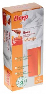 ФД-421 Воск д/депиляции &quot;HONEY&quot; медовый (кассета с роликовым аппликатором 100мл + 10 нетканых полосо